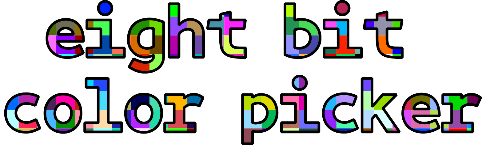 Eight Bit Color Picker