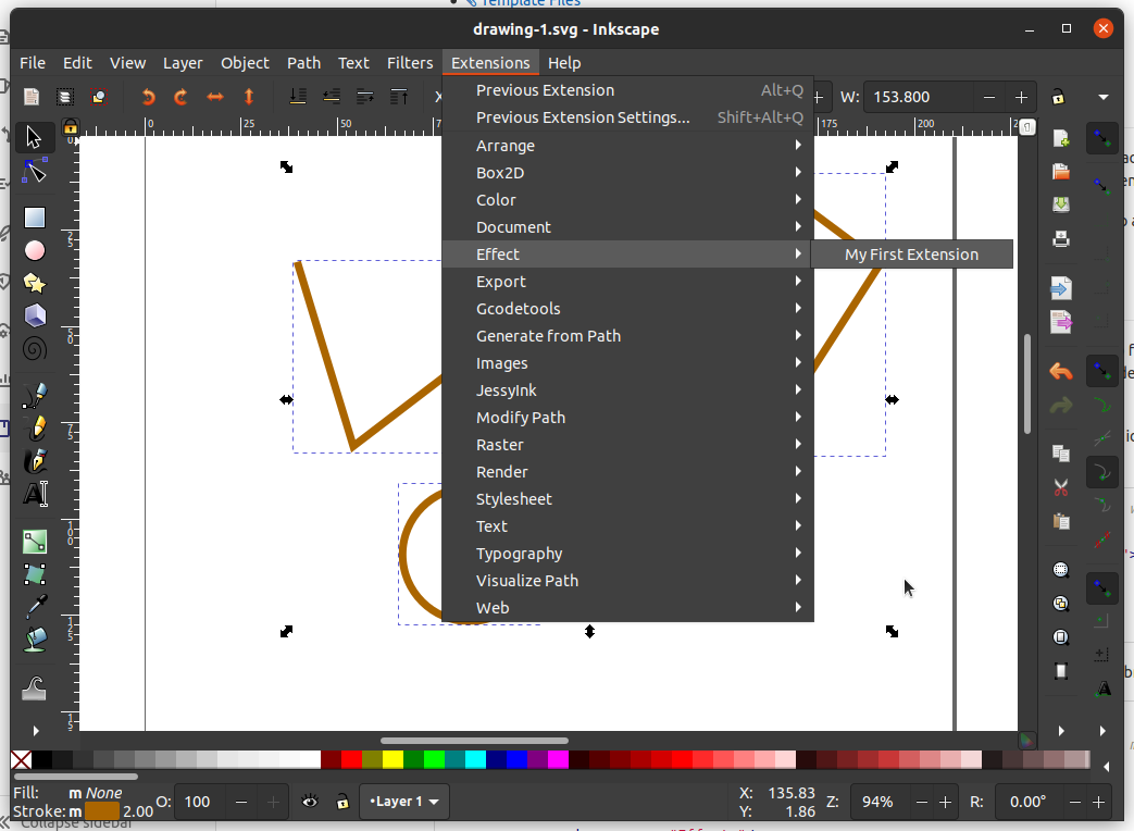 how to add inkscape extensions
