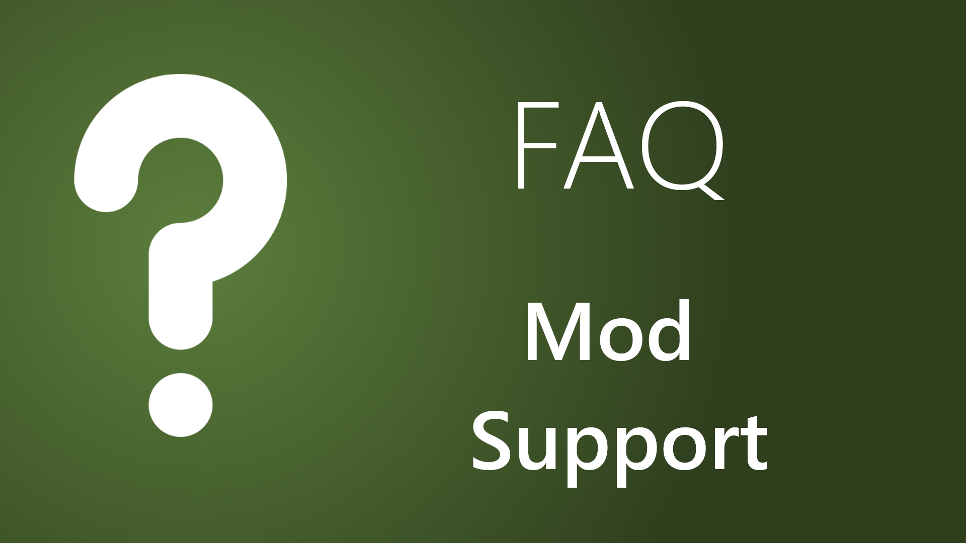 Problems and solutions FAQ button