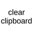 clearclipboard