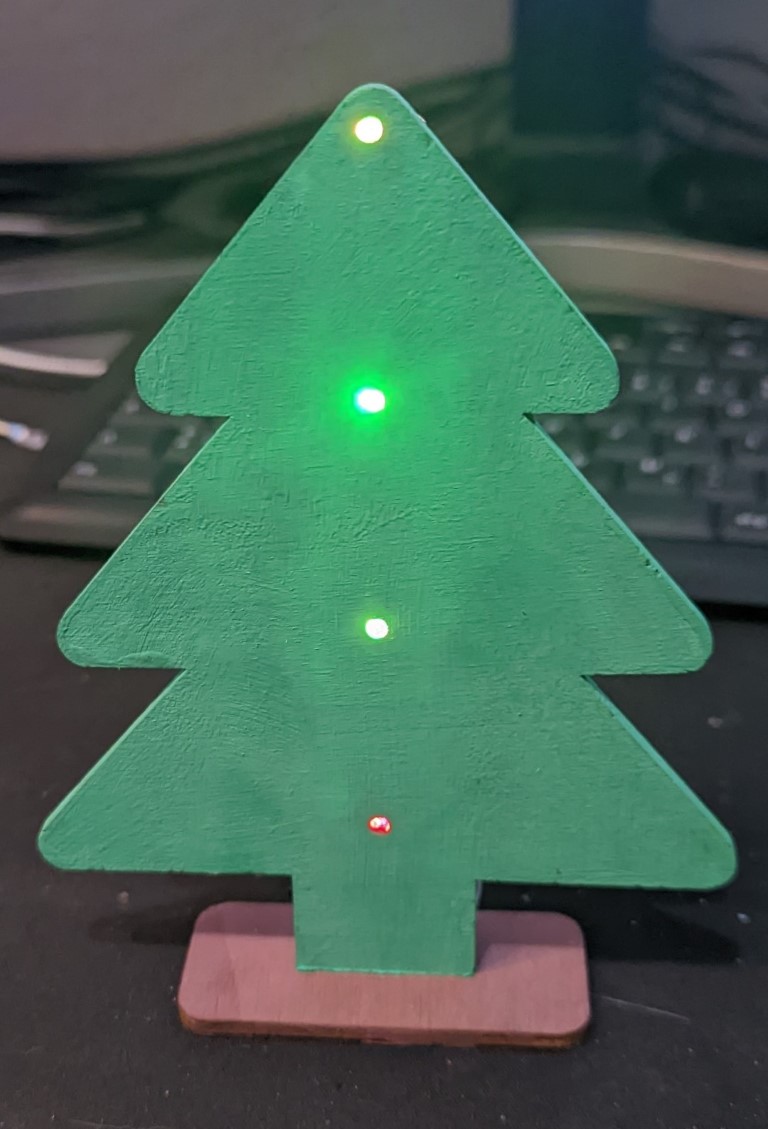 Weihnachtsbaum mit LED ohne Löten